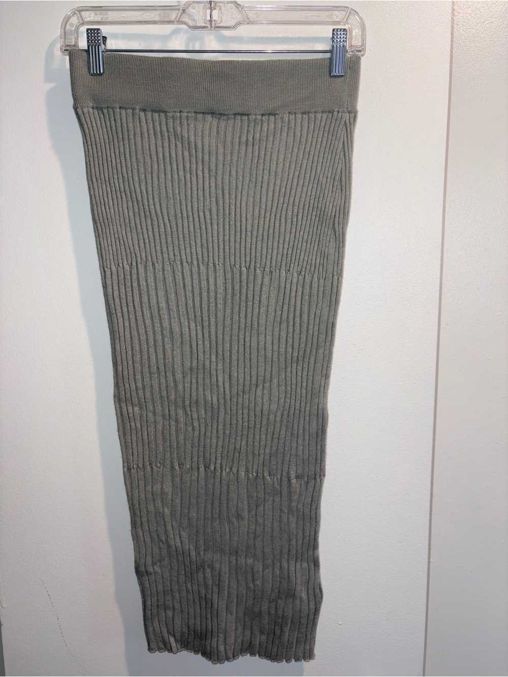 Knit pencil skirt